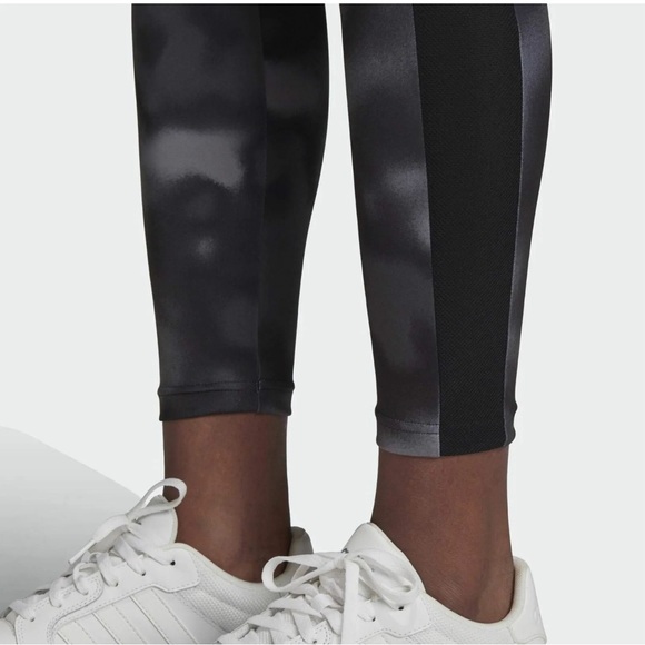 Adidas Women Designed to Move All Over Print Tights Legging GD4652 Size L - Picture 4 of 8